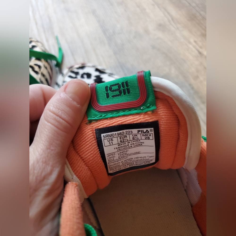 Fila Renno Zero Animal Lifestyle Sneakers Shoes Women's Size 11/Men's Size 9.5 - Picture 10 of 10